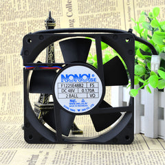 2pcs NONOISE F1225E48B2 fan 48V 0.17A 12CM 120*120*25mm
