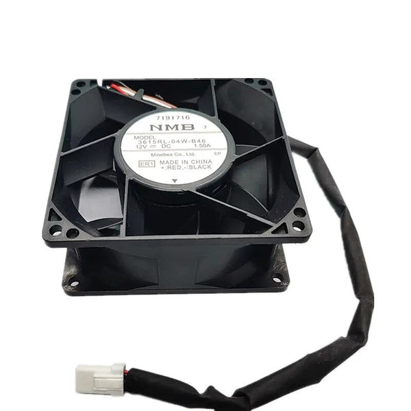 NMB 3615RL-04W-B46 12V 1.5A 9238 9cm 4-wire PWM IP68 waterproof cooling fan