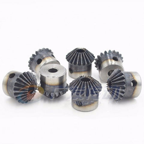 Motor Bevel Gear 1.0 Mod 20 Tooth 90° Pairing Bore 5/6/6.35/8mm Bevel Gear x1Pcs