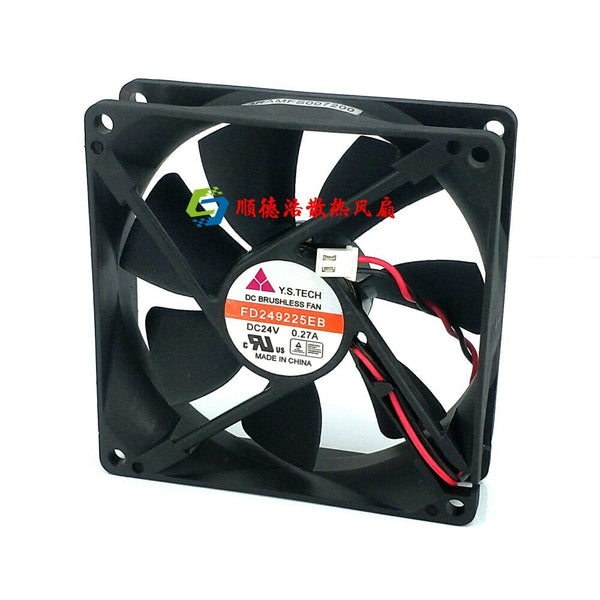 FD249225EB 24V 0.27A 9025 90*90*25MM 2-Pin DC Brushless Fan