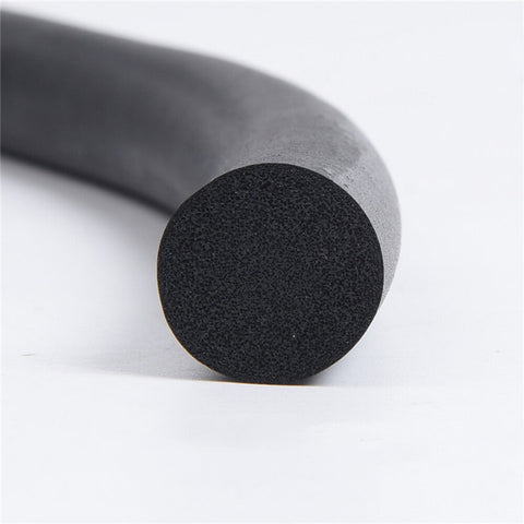 EPDM Foam Rubber Window Door Round Seal Cord Strip Dia 2.5mm Length 30FT Black
