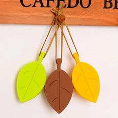 3pcs Silica gel Leaf Leaves Door Stop, Wedges, Stopper, Block, Jammer, Wedge