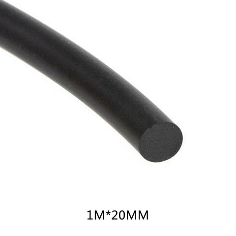 Dia 1.5mm-20mm Solid Nitrile Rubber Cord - Black O Ring Anti Oil Seal Gasket