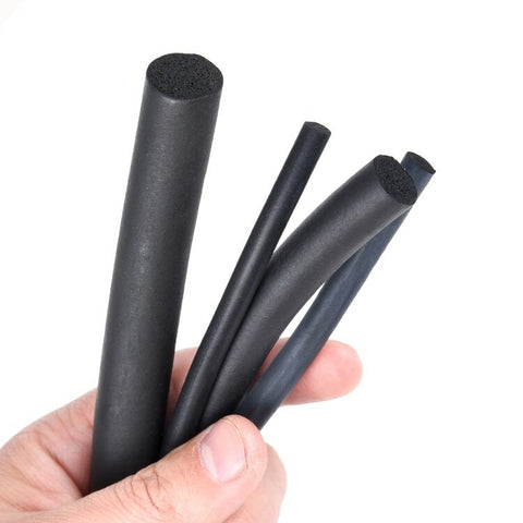 Dia 2-8mm Round Rubber Foaming Sealing Strip O Type Penetrating Car Door Seal