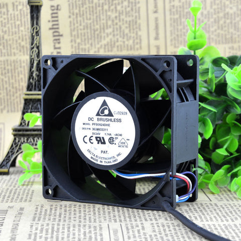 PFB0924DHE 9cm 92mm 90mm 9038 9238 24V 1.74A 4pin cooling fan