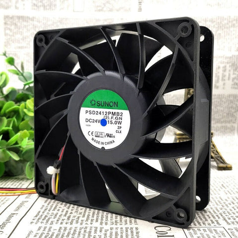 SUNON PSD2412PMB2 12038 24V 15W 12CM HIGH AIR VOLUME SIEMENS INVERTER FAN
