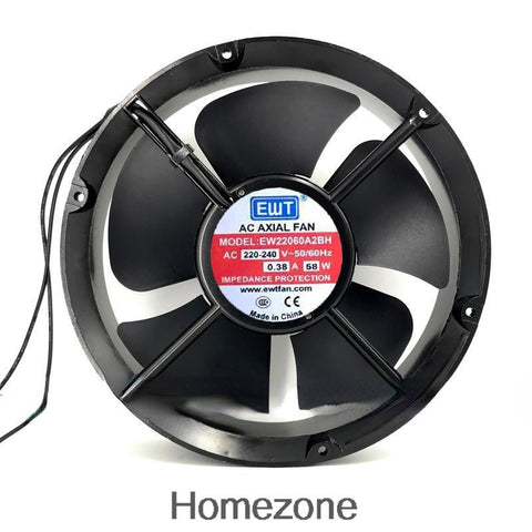 For EWT Cabinet 22060 EW22060A2BH AC220V 58W 0.45A Cooling Fan 22CM