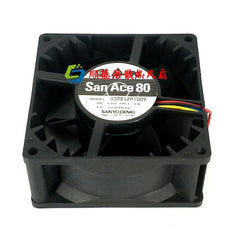 SANYO 9G0812P1G09 DC 12V 1.1A 80x80x38mm Server Square fan