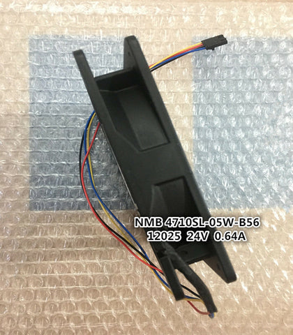 NMB 4710SL-05W-B56 12025 24V0.64A 4-wire temperature control inverter metal fan