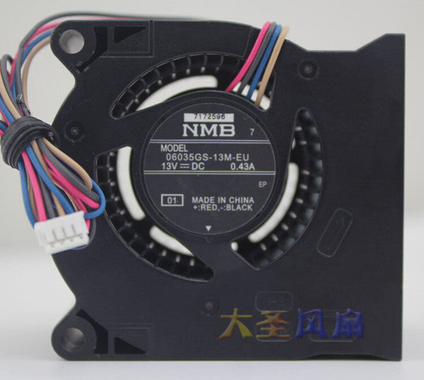 NMB 06035GS-13M-EU DC 13V 0.43A 4-wire turbo cooling fan