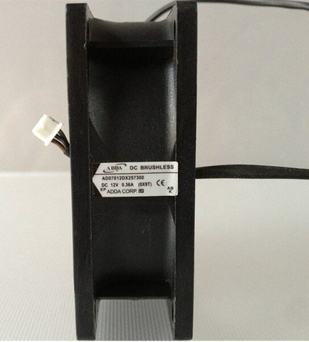Original ADDA AD07012DX257300 DC 12V 0.35A for Acer EV-S21T D200 cooling fan