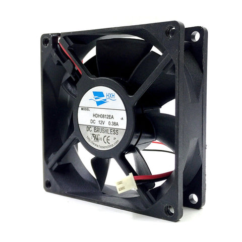 HDH0812EA -A 12V 0.38A 8025 80mm High Speed Large Air Flow Volume Fan 8CM