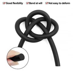 Solid NBR Rubber Sealing Rope Round Strip Dia 0.8/1/1.5/1.8/2/3/3.5/4/5/6/7mm