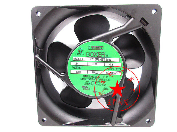1PC IMC BOXER 12038 DC24V 0.3A 4715PL-05T-B30 12CM inverter cooling fan