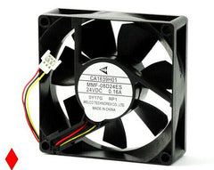 REPLACEMENT: CA1639H01 MMF-08D24ES-RP1 24V 0.16A 80 * 80 * 25MM three wire fan