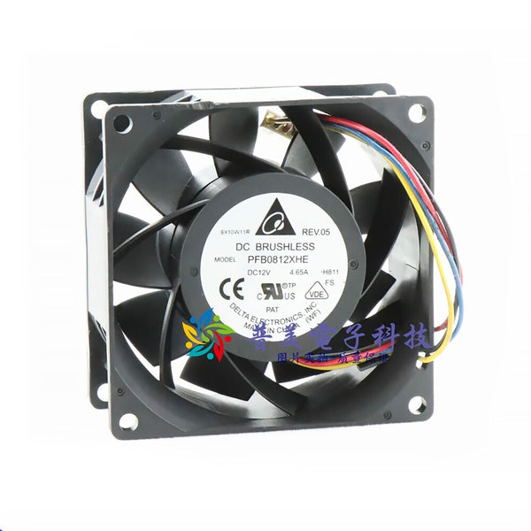 For Delta PFB0812XHE 8038 80x80x38mm DC 12V 4.65A Violence Cooling Fan