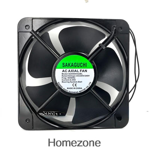 For SAKAGUCHI S20060HA2BL 220V 0.45A 20CM 20060 Industrial Torch Cooling Fan