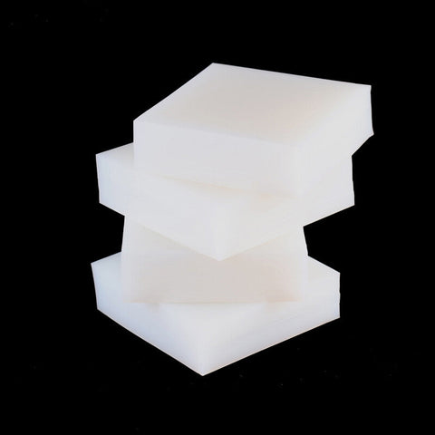 White Silicone Rubber Sheet Pad 50x50mm 100x100 200x200 300X300mm Thick 5mm~50mm