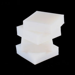 White Silicone Rubber Sheet Pad 50x50mm 100x100 200x200 300X300mm Thick 5mm~50mm