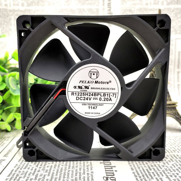 PELKO MOTORS R1225H24BPLB1-7 12025 12cm 24V 0.20A silent cooling fan