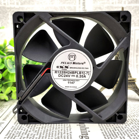 PELKO MOTORS R1225H24BPLB1-7 12025 12cm 24V 0.20A silent cooling fan