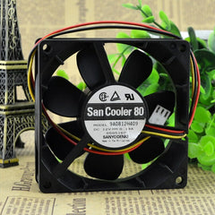 SANYO DC12V 0.13A 9A0812H409 80MM 8cm computer Server case Cooling fan with 3pin