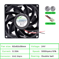 ACP9238B-24 92x92x38mm 92mm DC24V 0.35A cooling fan for inverter power supply
