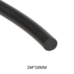 Dia 1.5mm-20mm Solid Nitrile Rubber Cord - Black O Ring Anti Oil Seal Gasket