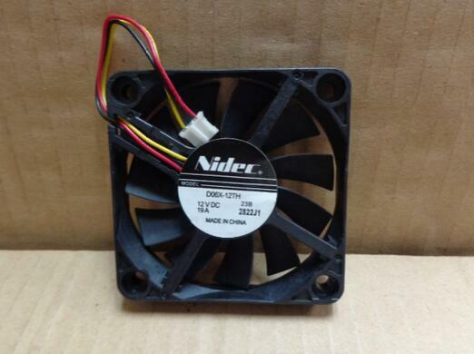 NIDEC D06X-12TH DC12V 0.19A 6CM 60*60*10 3 wire double ball high rotary fan