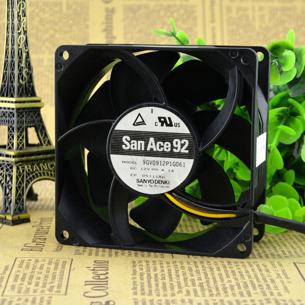 SANYO DENKI 90x90x38mm 9GV0912P1G071 12V 4.1A 4pin