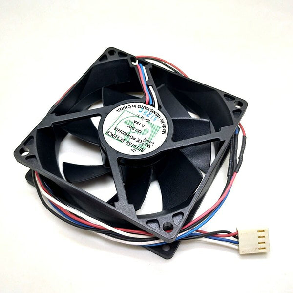 RDH8025B2 80mm 8025 24V printer fan 8cm double ball PWM temperature control fan