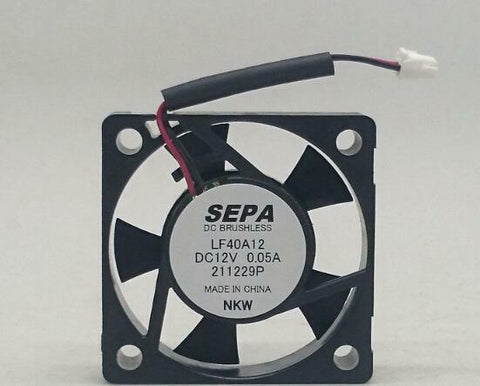 original L40A12 DC 22V 0.05A 40*40*10mm 2 wire cooling fan