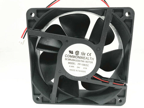 For COMMONWEALTH 12038 FP-108/DC S1B 24V 0.36A Axial Cooling Fan