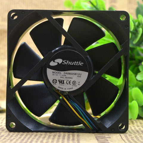 NEW 8CM 8025 12V 0.35A DA08025B12U PWM Motor protection cooling FAN 4-wire