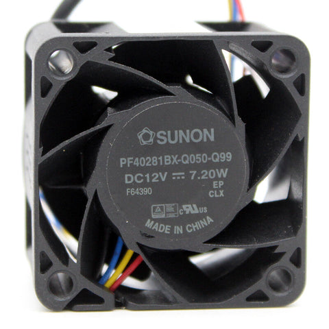 SUNON PF40281BX-Q050-Q99 4cm 4028 12V 7.20W 4pin server power cooling fan