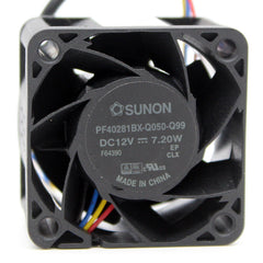 SUNON PF40281BX-Q050-Q99 4cm 4028 12V 7.20W 4pin server power cooling fan