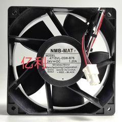 4715VL-05W-B76 EQ1 EQ2 EQ3 For NMB DC 24V 1.20A 120x120x38mm 4-wire Cooling Fan
