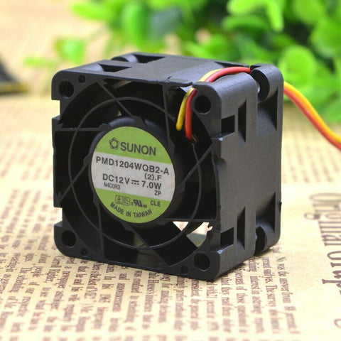 SUNON STANDARD 4028 PMD1204WQB2-A 7.0W SWITCH FAN / SERVER FAN