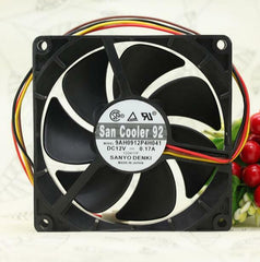 SANYO 9AH0912P4H041 9cm 9225 12V 0.17A 4 wire silent fan