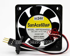 Sanyo Fanuc Fan 9WF0624H4D03 030619P 3 Pin Connector 60*60*25mm Cooling Fan