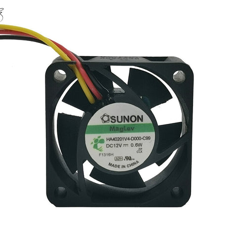 Sunon HA40201V4-D000-C99 4020 4cm 12V 0.6W ultra silent cooling fan