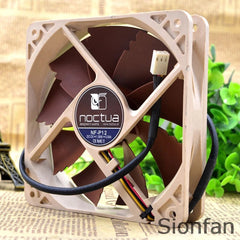 For Owl P12 NF-P12-1300 12cm Silent Fan 12V 0.09A 1.08W Cooling Fan
