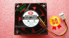 SUPERRED CHA6012EBSN-A DC12V 0.38A 6cm 3 wires 60*60*25mm cooling fan