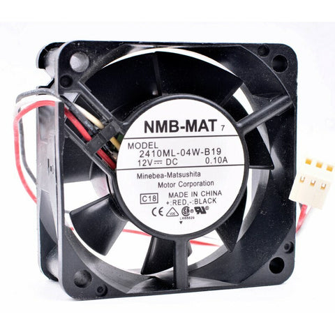 NMB 2410ML-04W-B19 6cm 6025 60x60x25mm DC12V 0.10A cooling fan
