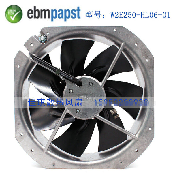 W2E250-HL06-01 28080 28CM AC230V cooling Fan AC230V 127W axial fan