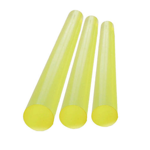 Dia 6mm to 100mm Polyurethane Bar Stick Length:500mm Yellow PU Nylon Rods Sticks