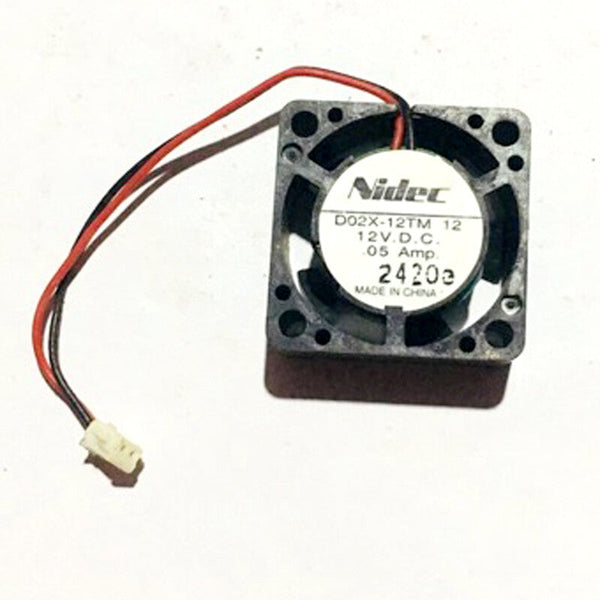 Nidec D02X-12TM 2.5CM 25x25x1.0mm DC 12V 0.05A 0.6W 2 Line Mini Cooling Fan