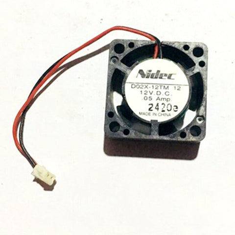 Nidec D02X-12TM 2.5CM 25x25x1.0mm DC 12V 0.05A 0.6W 2 Line Mini Cooling Fan