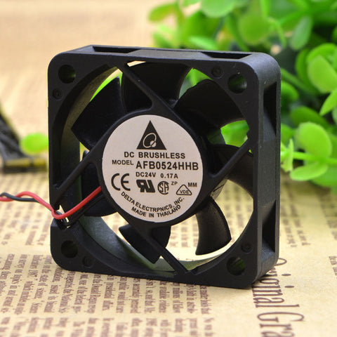Fast Shipping Delta AFB0524HHB 5cm 50mm 24V 0.17A dual ball bearing fan server