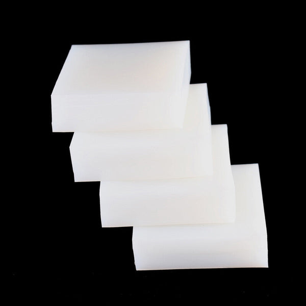 White Silicone Rubber Sheet Pad 50x50mm 100x100 200x200 300X300mm Thick 5mm~50mm